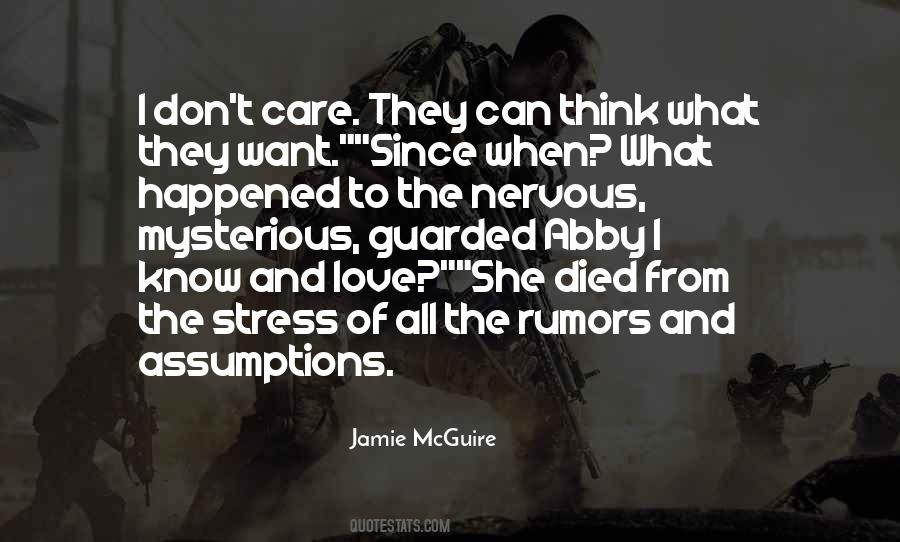 Quotes About Rumors #1204470