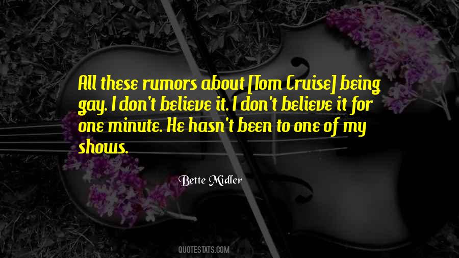 Quotes About Rumors #1363401