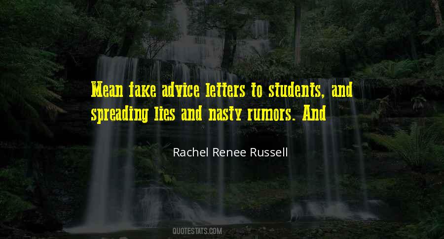 Quotes About Rumors #1699493