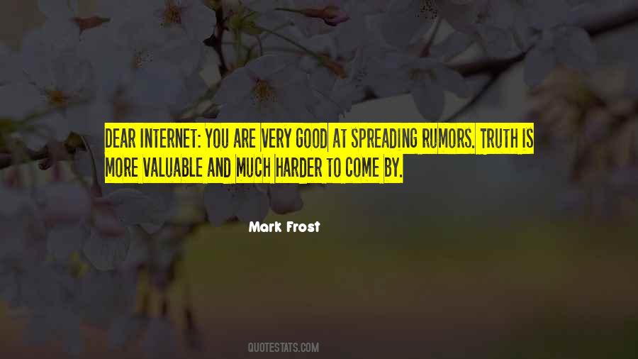 Quotes About Rumors #1709963