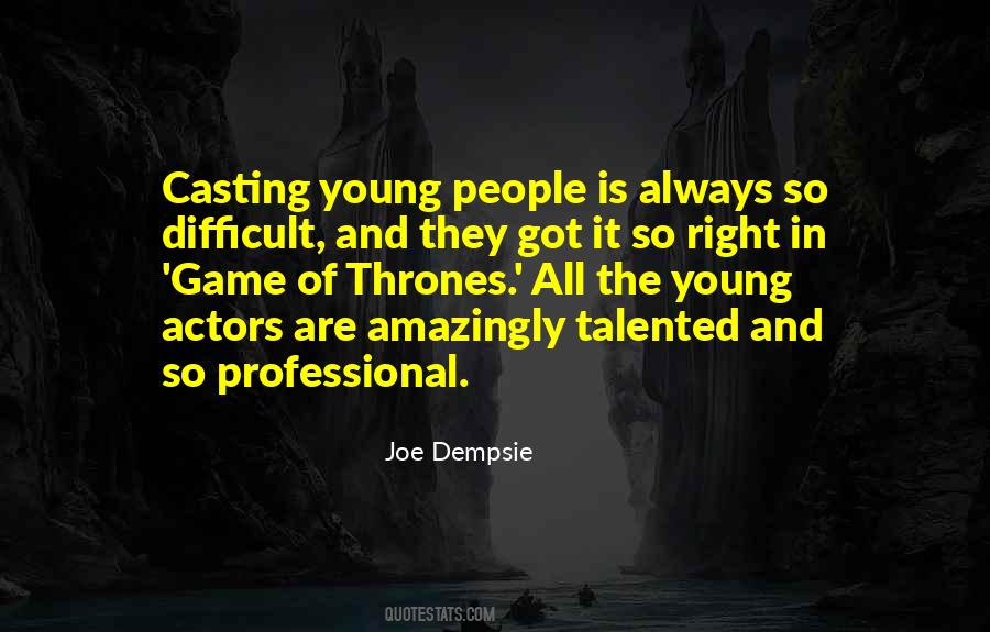 Quotes About Talented Actors #97420