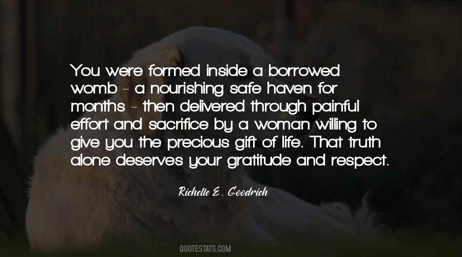 Quotes About Sacrifice For Life #709387