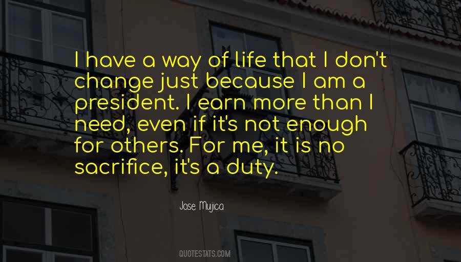 Quotes About Sacrifice For Life #922886