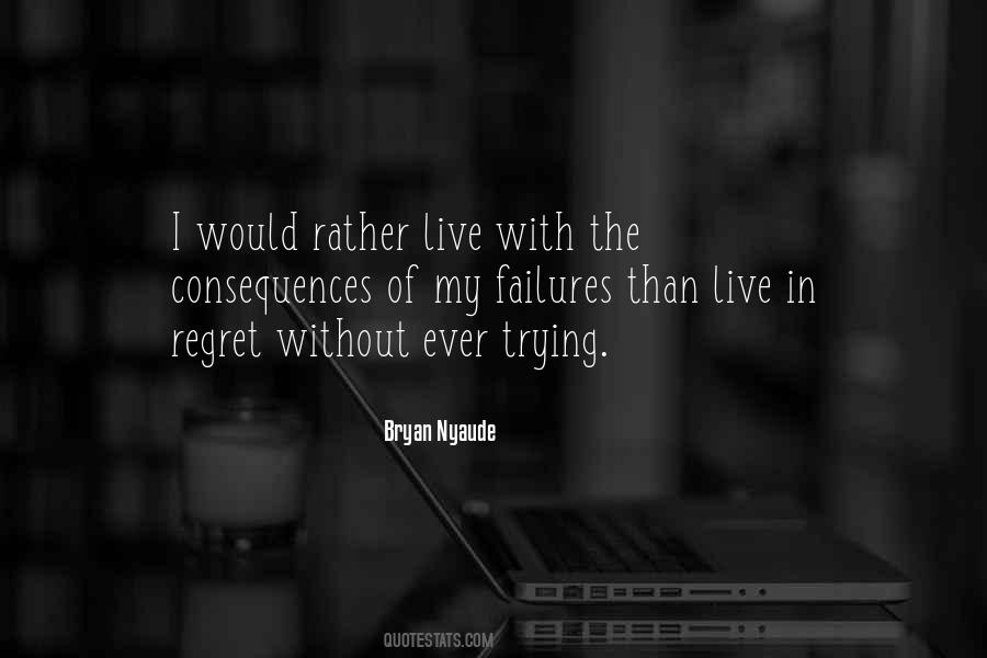 Quotes About Regret #1763342