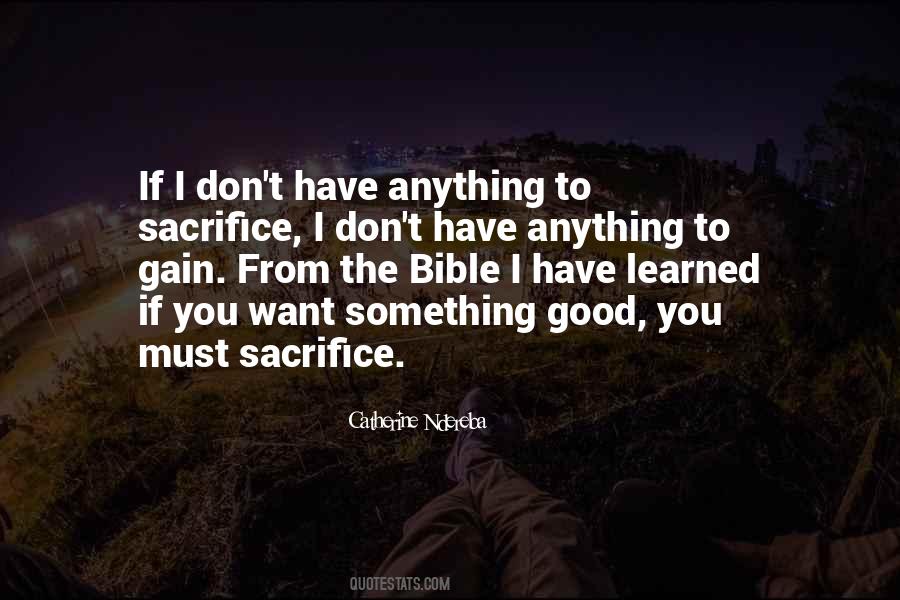 Quotes About Sacrifice Bible #389654