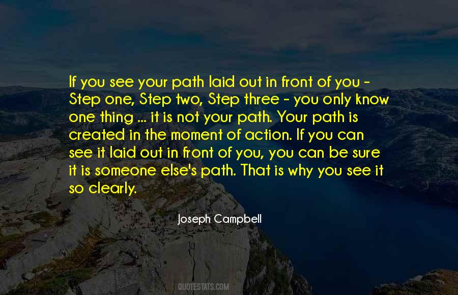 Quotes About One Step #1026679