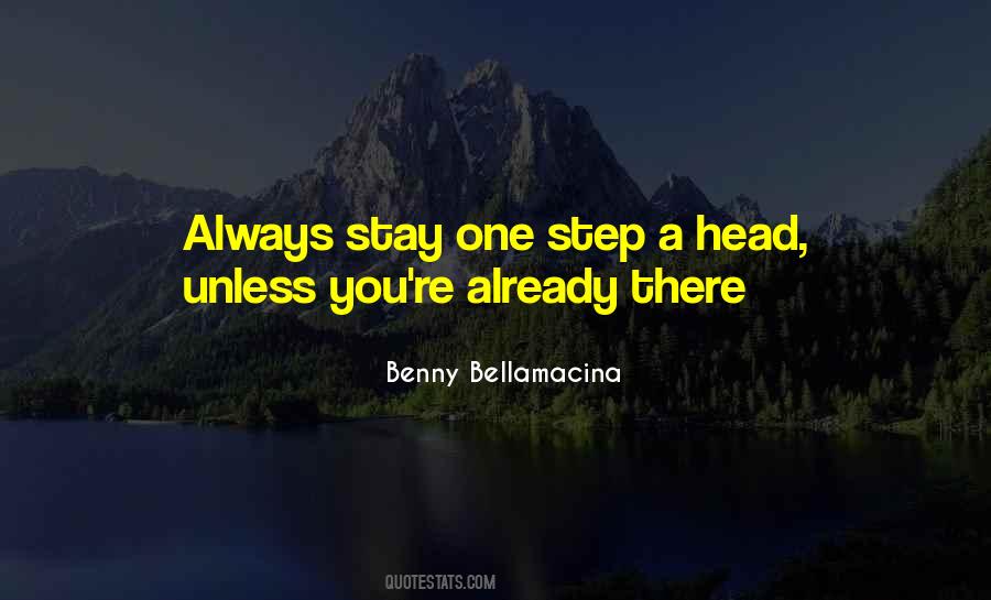 Quotes About One Step #997465