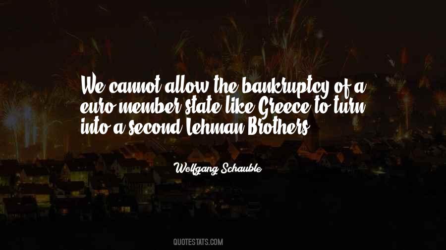 Quotes About Lehman Brothers #1663301