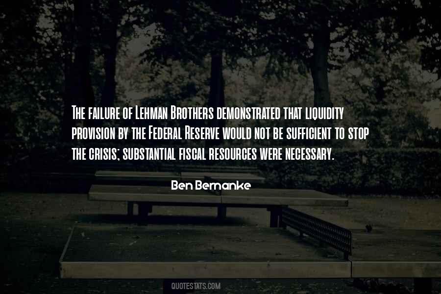 Quotes About Lehman Brothers #270313