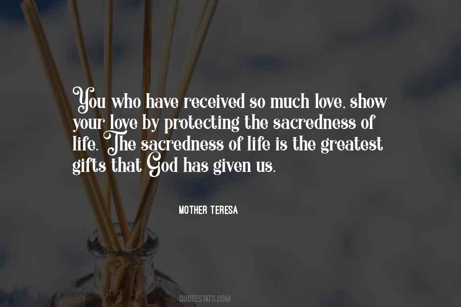 Quotes About Sacredness #1383197