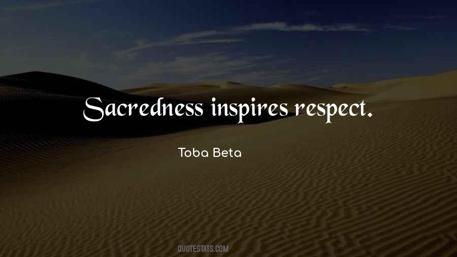 Quotes About Sacredness #1478523