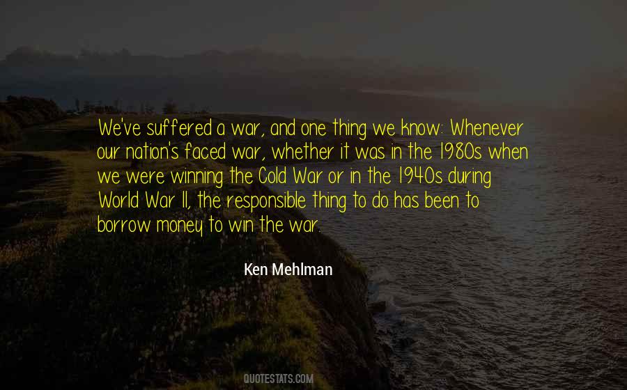 Quotes About War And Money #264467