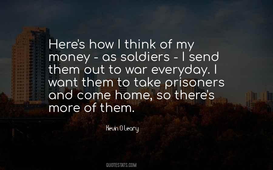 Quotes About War And Money #849910