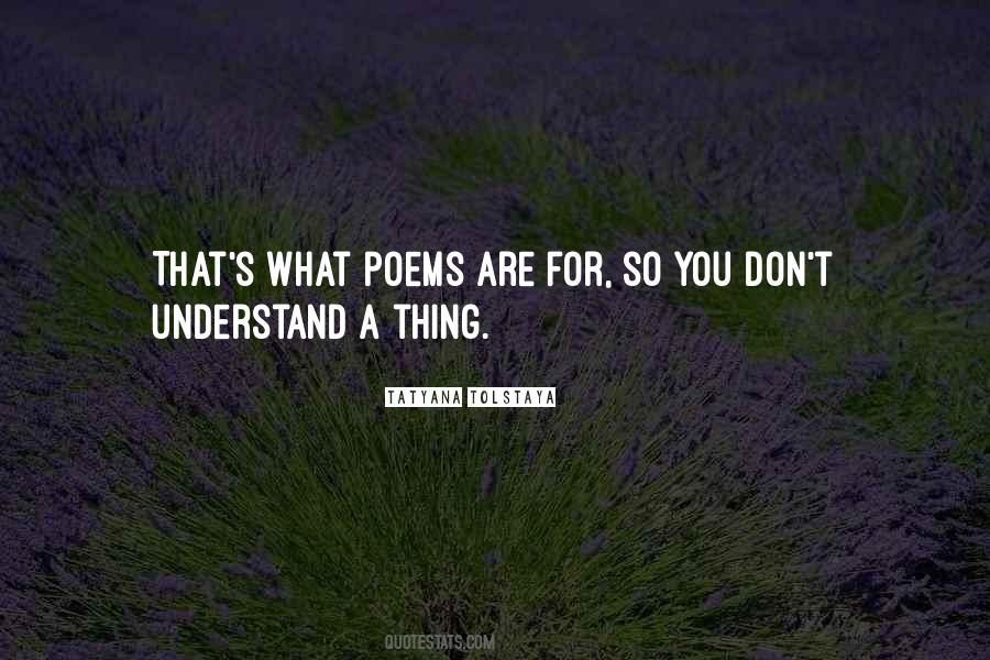 Quotes About You Don't Understand #1355097