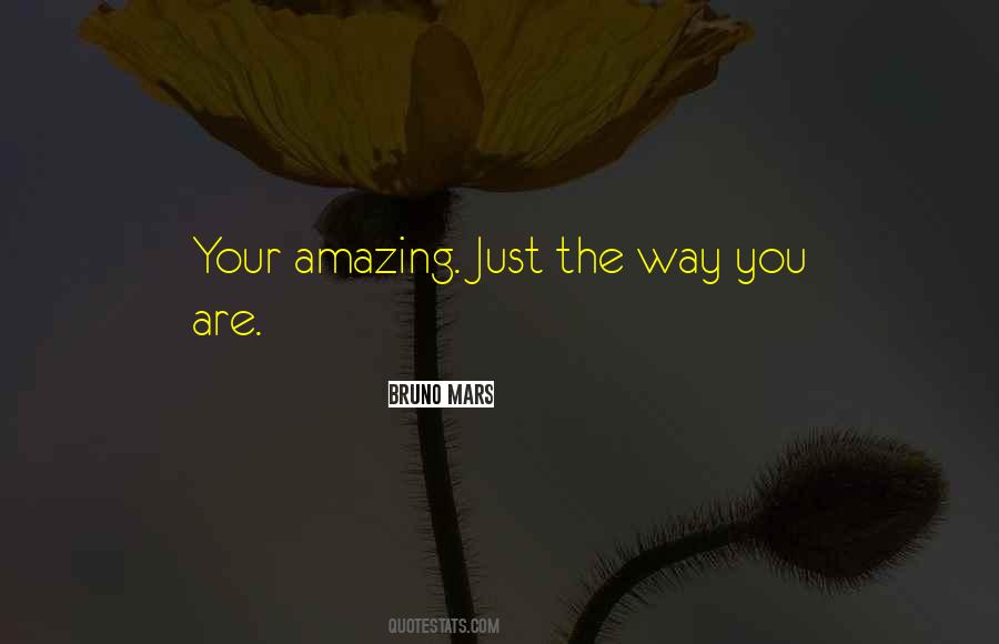 Quotes About Just The Way You Are #357485