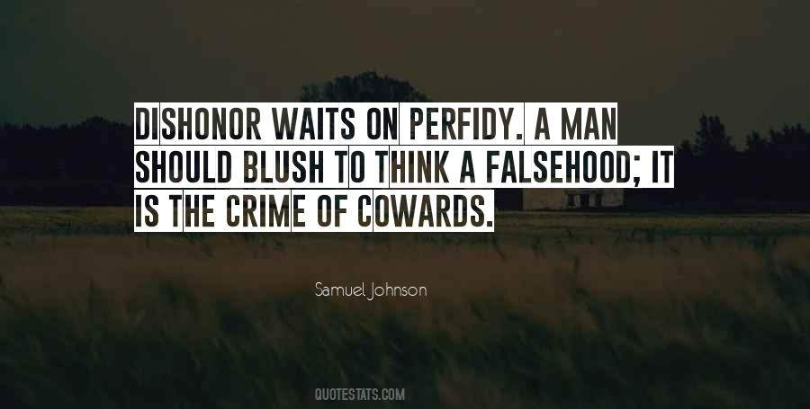 Quotes About Dishonor #439305