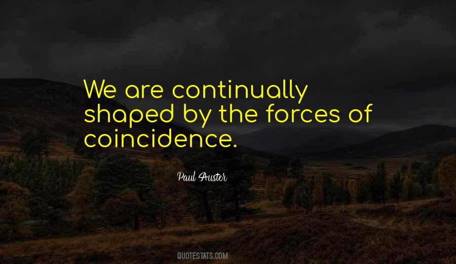 Quotes About Coincidence #70028