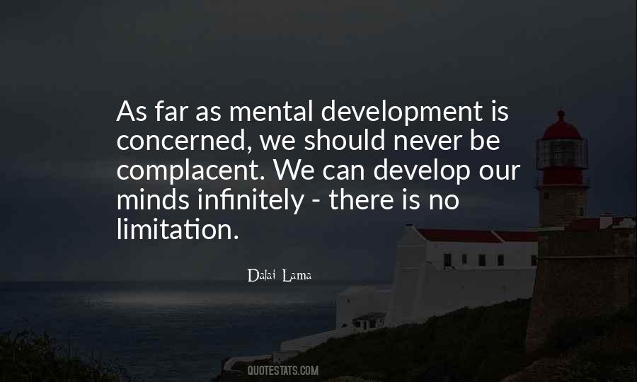 Quotes About Mental Development #1365067