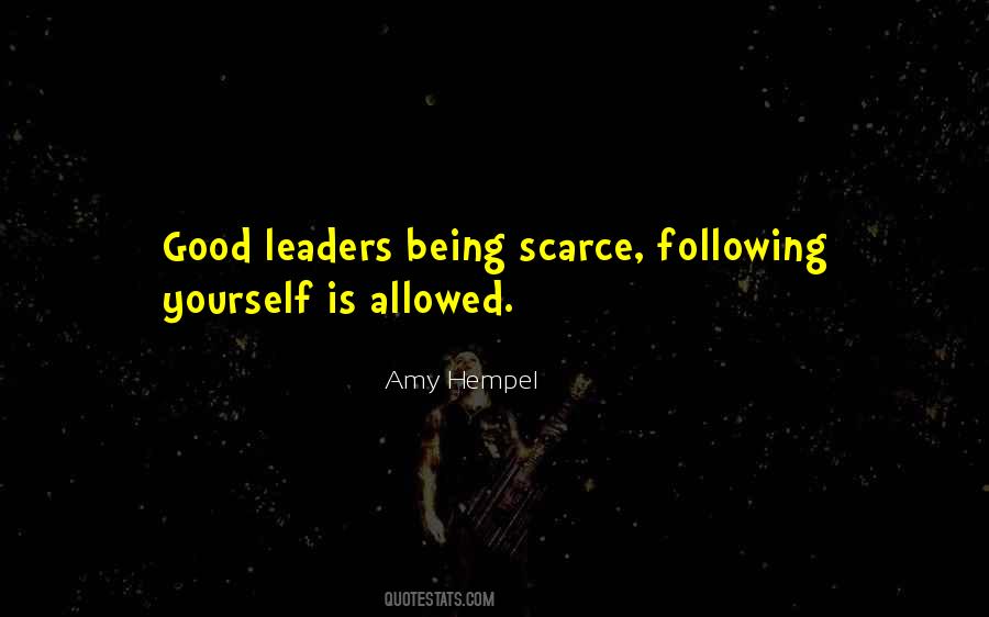 Quotes About Not Following The Leader #1285643