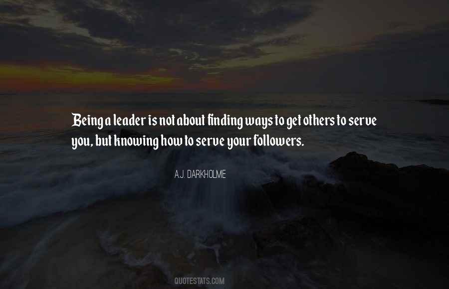 Quotes About Not Following The Leader #592072