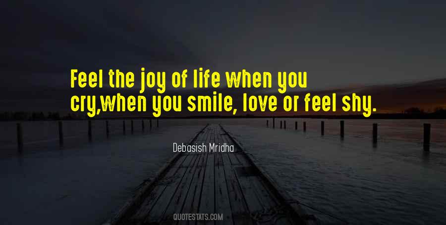 Feel The Joy Quotes #1320029