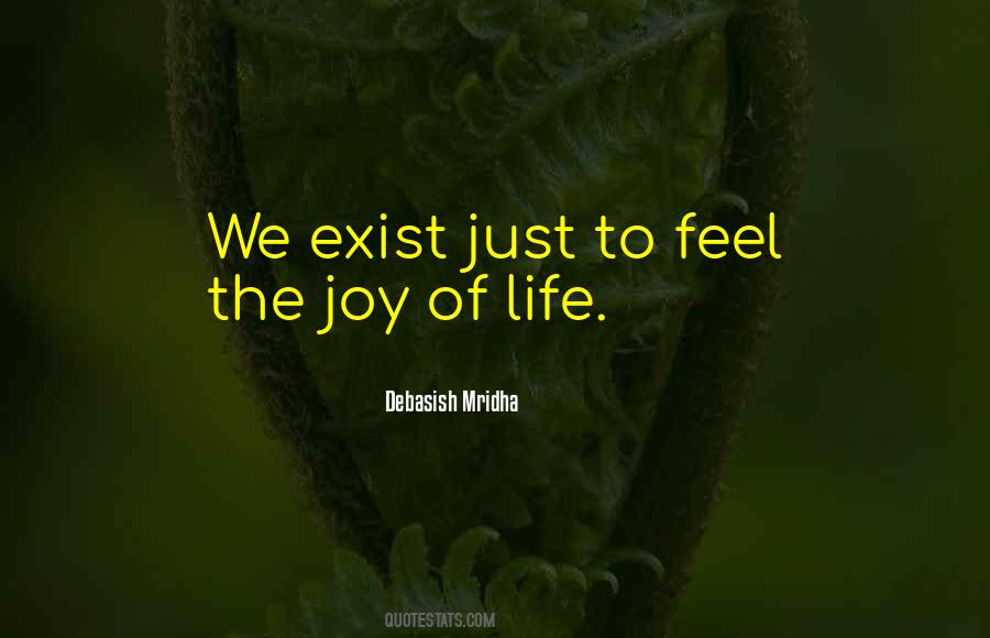 Feel The Joy Quotes #856497