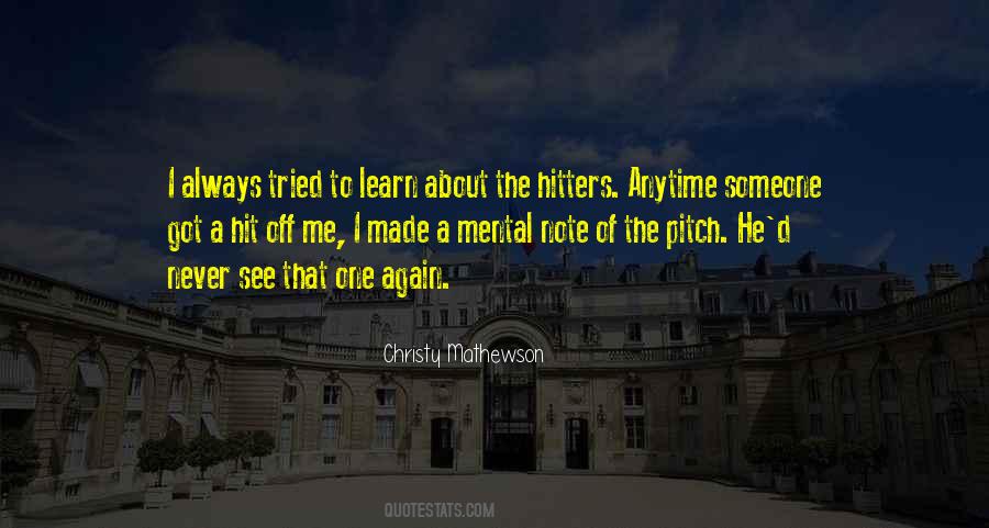 Quotes About No Hitters #441453