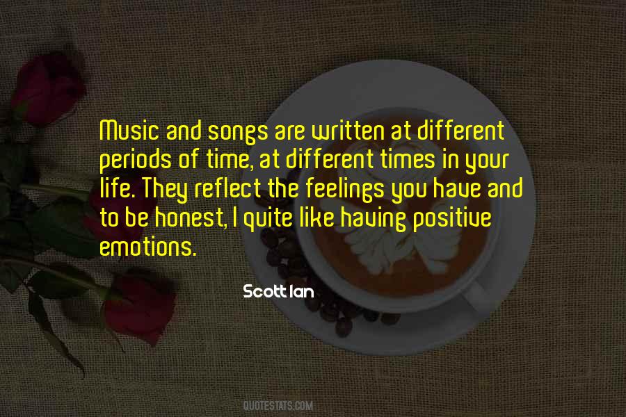 Quotes About Songs And Feelings #1422542