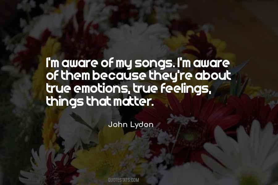 Quotes About Songs And Feelings #1538147