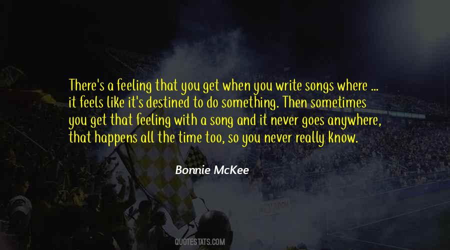 Quotes About Songs And Feelings #1874264