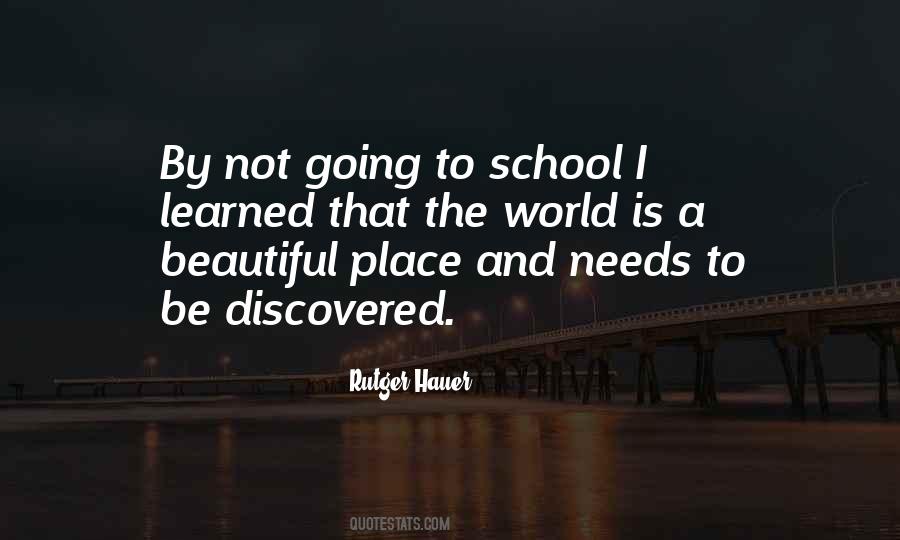 What A Beautiful Place Quotes #328375