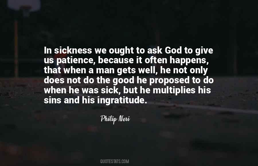 Quotes About Sickness And God #114797
