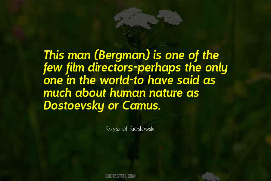 Quotes About Bergman #110992