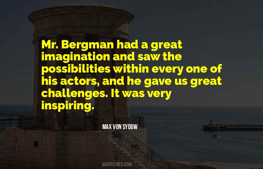 Quotes About Bergman #582242