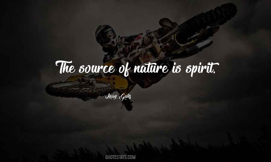 Quotes About The Spirit Of Nature #428095