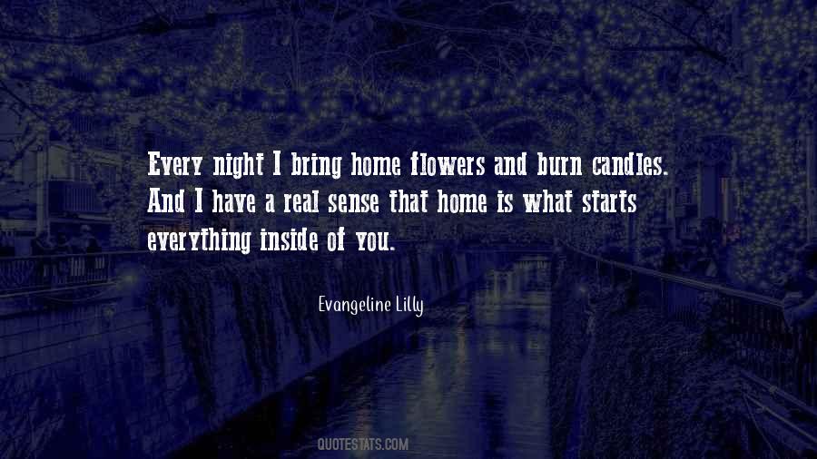 Quotes About Candles And Flowers #1407737