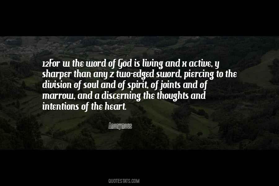 Quotes About Living The Word Of God #1433555