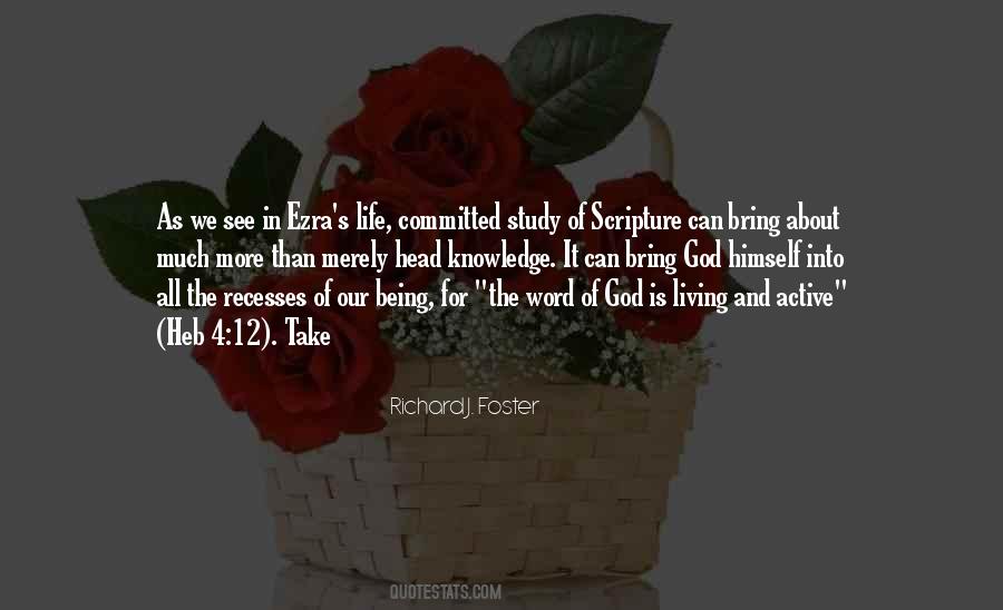 Quotes About Living The Word Of God #159503