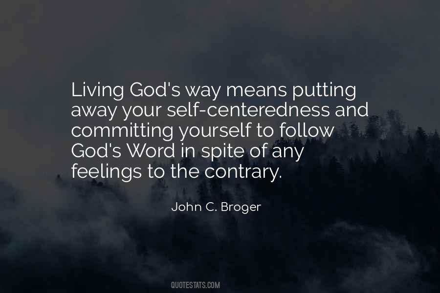 Quotes About Living The Word Of God #1725965