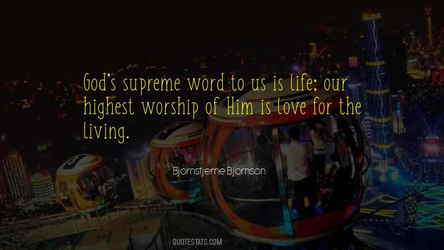 Quotes About Living The Word Of God #1840152