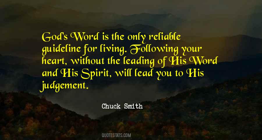Quotes About Living The Word Of God #872092