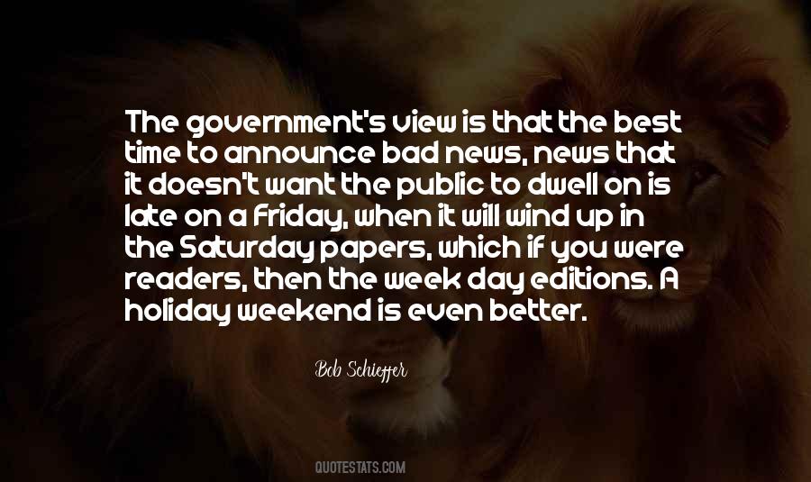 Quotes About Having A Bad Weekend #270937