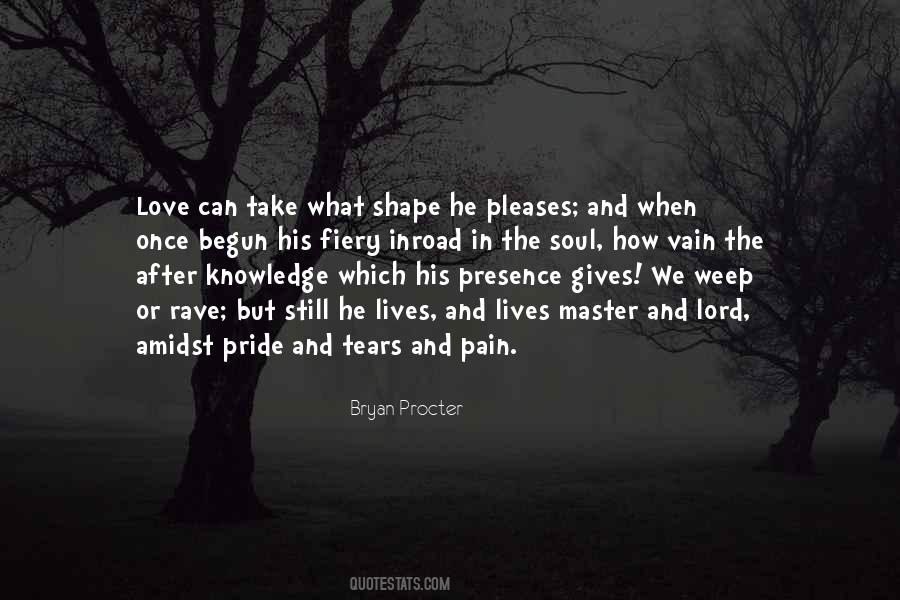 Quotes About Tears And Love #71318