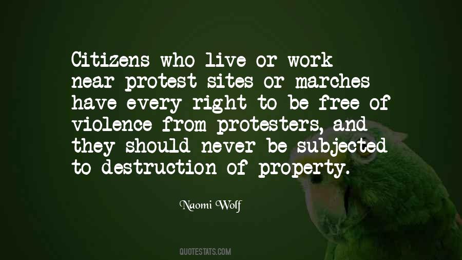 Quotes About Protesters #1276229