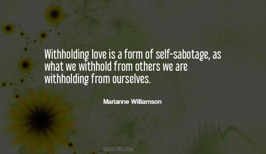 Quotes About Sabotage #40728