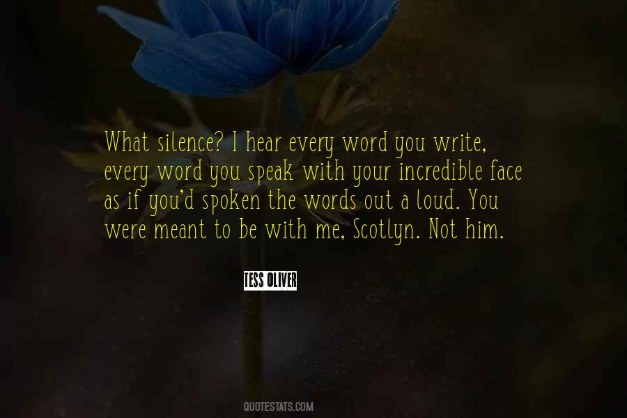 Quotes About Words You Speak #537589