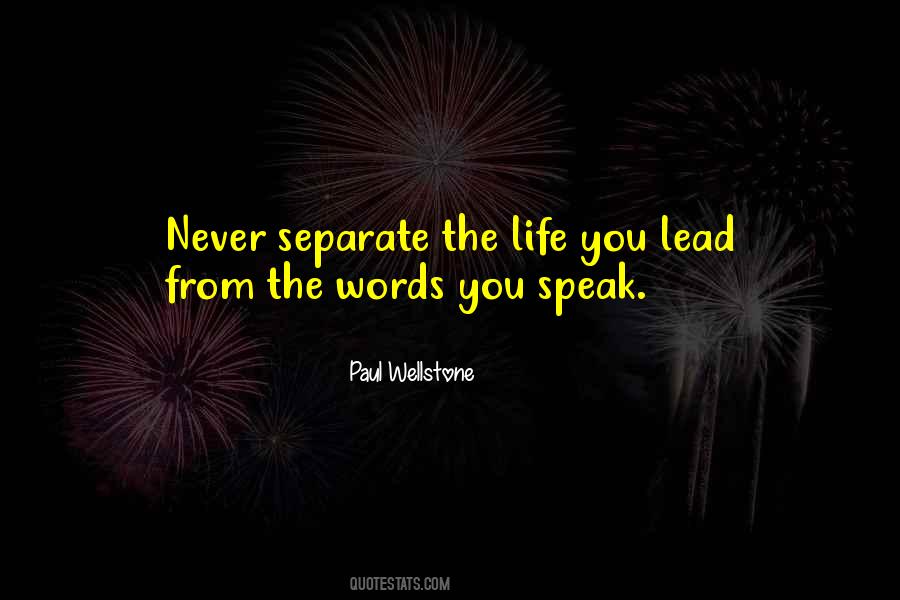 Quotes About Words You Speak #927695