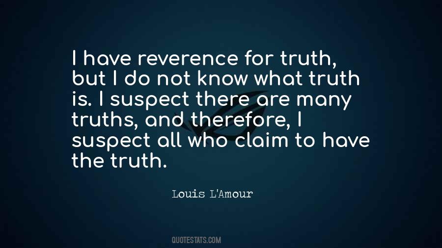 Quotes About Reverence #1022337
