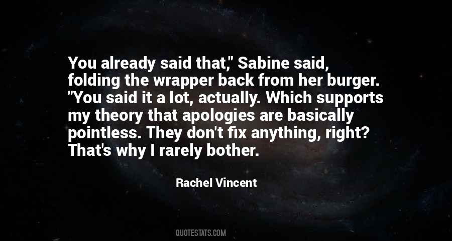 Quotes About Sabine #970799