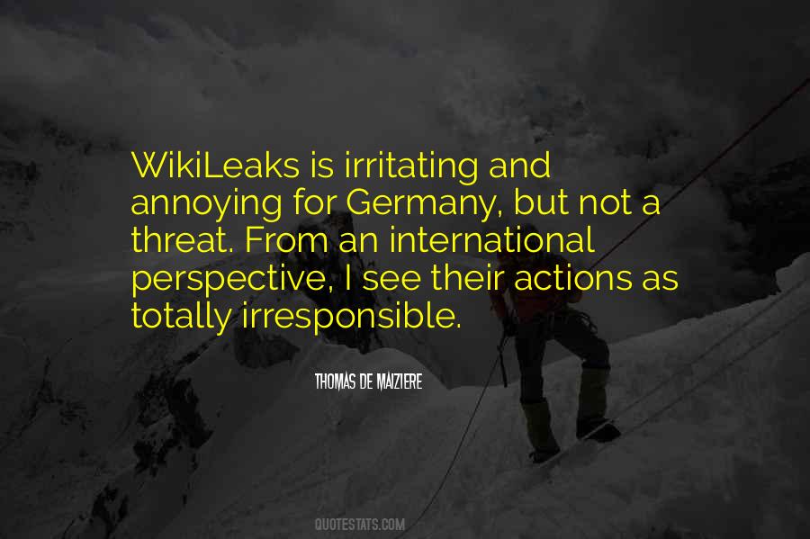 Quotes About Wikileaks #737323